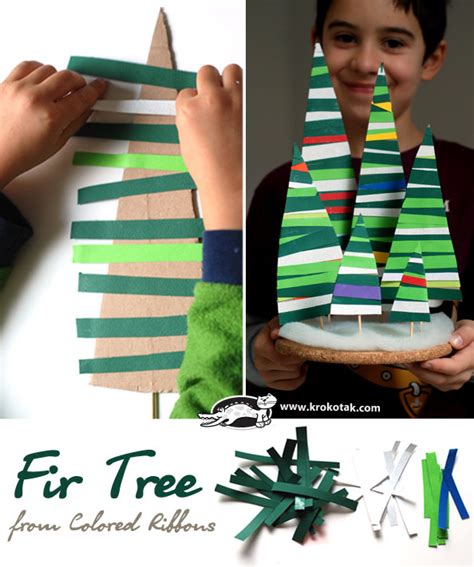 Paper Christmas Tree Craft - Fun Crafts Kids