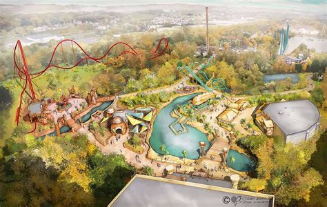 Un Mégacoaster à Walibi Belgium en 2021