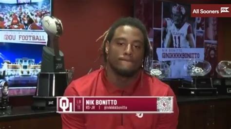 WATCH: Oklahoma LB Nik Bonitto Zoom 9/1 - Sports Illustrated Oklahoma ...