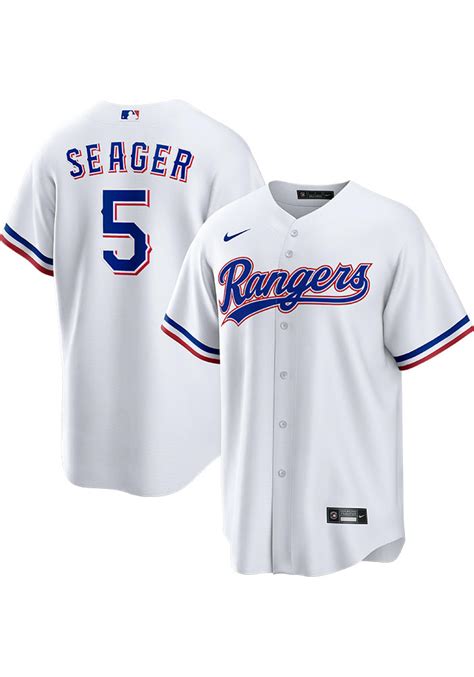 Corey Seager Rangers Replica Home Jersey