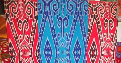 Batik Motif Dayak Khas Kalimantan, : Jual Kain Batik motif tenun sintang