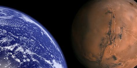 How Far is Mars from Earth? (in pixels) - I Love The Universe