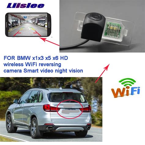 Liislee wireless reverse backup camera For BMW X1 X3 X5 X6 BMW 2 3 4 5 ...