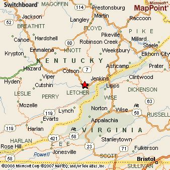 Where is Whitesburg, Kentucky? see area map & more