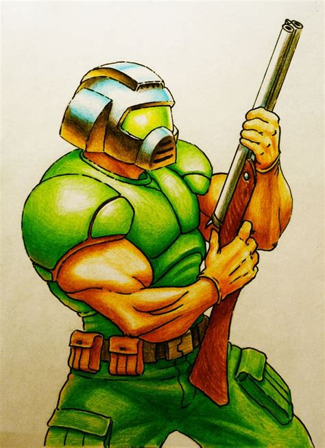 Doomguy | Doom videogame, Fallout concept art, Doom original