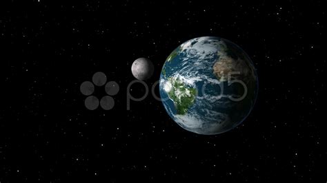 Earth Moon System Animation