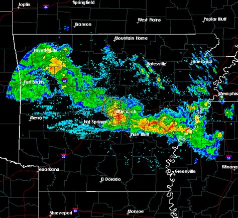 Interactive Hail Maps - Hail Map for Little Rock, AR