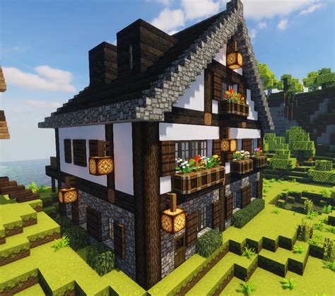 Tudor Style House Minecraft