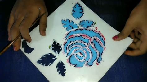 DIY - Fabric painting with stencil - YouTube