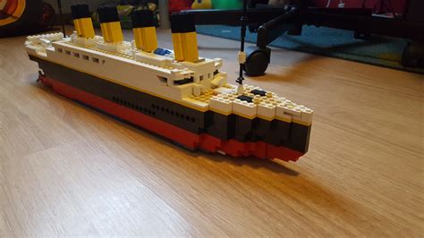 The LEGO Titanic I made as a child, I'm suprised at how much detail I ...