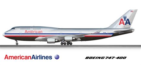 American Airlines Boeing 747-423 - Products of Boredom - Gallery ...