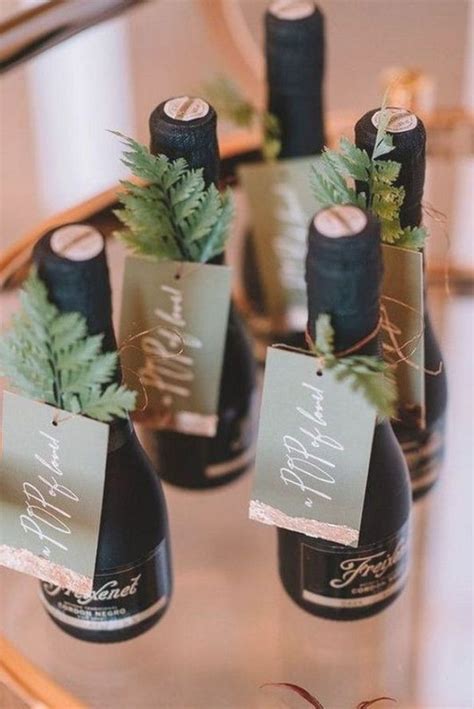 winter champagne bridal shower ideas | Champagne wedding favors, Bridal shower champagne, Mini ...