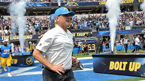 Jim Harbaugh Reflects on Chargers Season Opening Win: 'These Are Hard ...