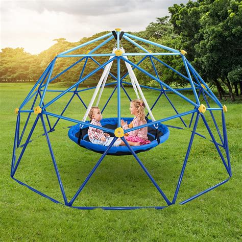 Buy 10ft Geometric Dome Climber Play Center with Rust & Uv Resistant ...