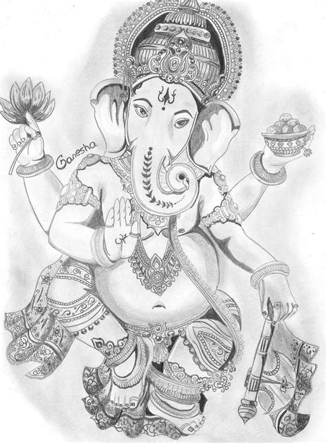 Ganesh Drawing - Cliparts.co