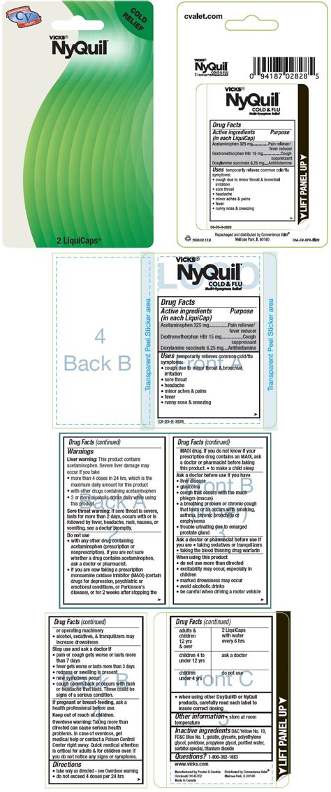 Nyquil Dosage Chart: A Visual Reference of Charts | Chart Master