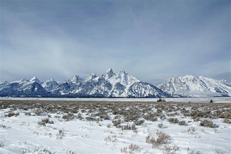 Grand Teton National park in winter Red Around the World