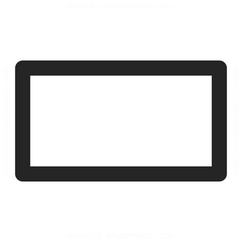 Black Rectangle Icon Png