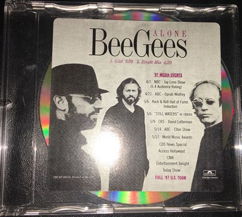 Bee Gees - Alone (1997, CD) | Discogs