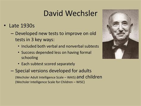 Brief History of Intelligence Testing - ppt download