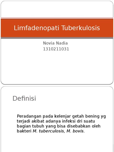 Limfadenopati Tuberkulosis | PDF