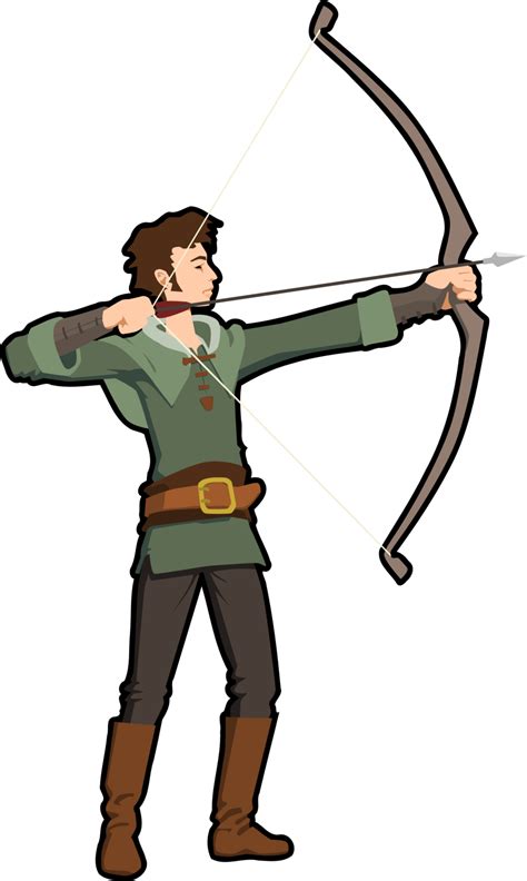 Public Domain Clip Art Image | archer | ID: 13925071815804 ...