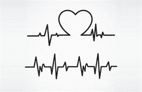 Heartbeat Svg, Heart Beat Cricut Svg Heartbeat Graphic, Heartbeat PNG ...