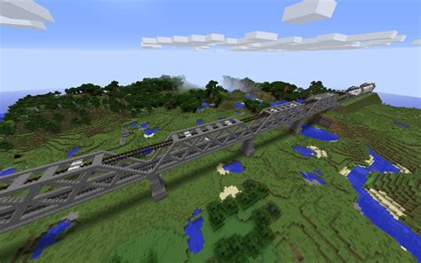 Railroad Bridge Minecraft Map