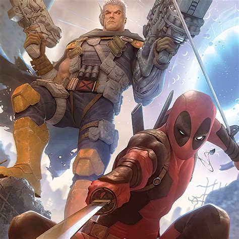 2048x2048 Deadpool And Cable 2020 Art Ipad Air ,HD 4k Wallpapers,Images,Backgrounds,Photos and ...