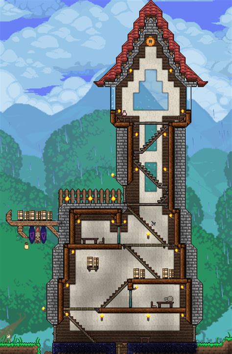 First time working with dynasty wood! What do you guys think? : r/Terraria