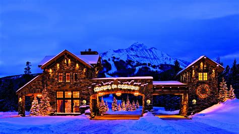 Winter, architecture, resort, house, christmas tree, bonito, magic, snowy, xmas, HD wallpaper ...