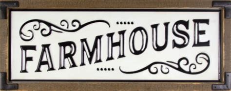 Patton Framed Metal Farmhouse Sign, 11 x 28 in - King Soopers