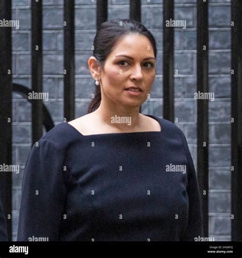 Home secretary priti patel leaving 10 downing street hi-res stock photography and images - Alamy