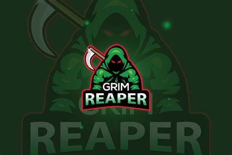 Grim Reaper Logo E-Sport Gaming Graphic by The1stWinner · Creative Fabrica