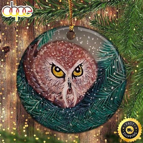 Owl Found In Rockefeller Tree Christmas Ornament Baby Owl Rockefeller ...