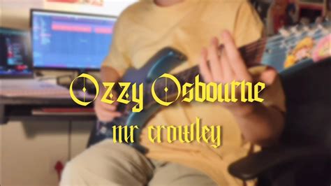 Ozzy Osbourne - Mr Crowley Live 1981 Outro Solo / Guitar Cover - YouTube