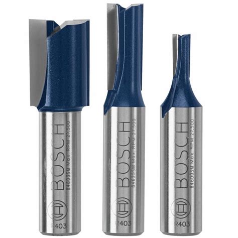 Bosch 3-Piece Carbide-Tipped Router Bit Set at Lowes.com