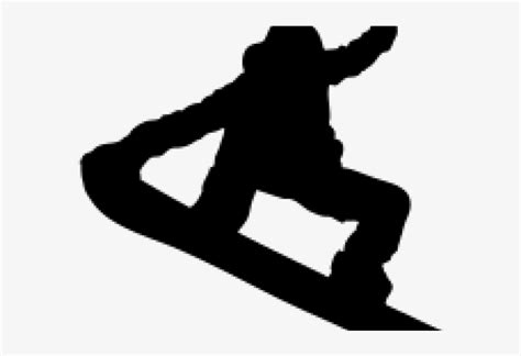 Snowboard Clipart Snowboarder Silhouette - Snowboarder Silhouette - Free Transparent PNG ...