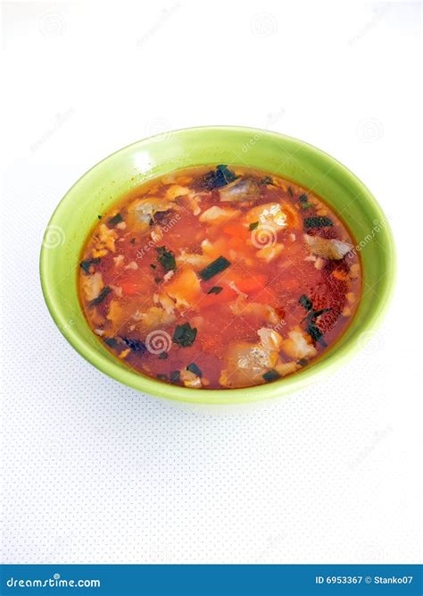 Fish soup stock image. Image of healthy, gourmet, isolated - 6953367