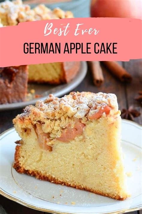 German Apple Cake Recipe with Streusel Topping - Cinnamon&Coriander