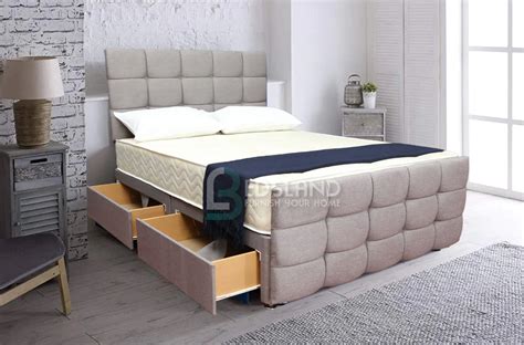 Stylish Dark Grey Divan Beds for Bedroom | Bedsland Furniture