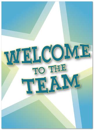 Welcome to the Team Card | Employee Welcome Cards | Posty Cards