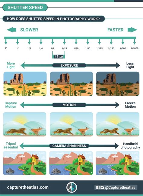 what is shutter speed in photography explained chart - Capture the Atlas