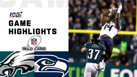 Seahawks vs. Eagles Wild Card Round Highlights | NFL 2019 Playoffs - YouTube