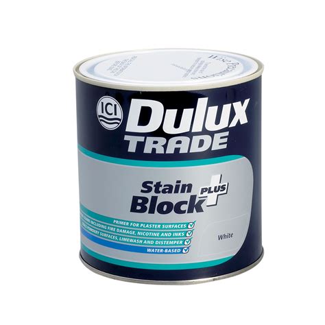 Dulux Trade Stain Block White Primer 1L | Departments | DIY at B&Q