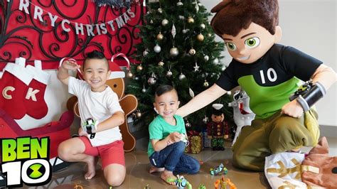 It's a BEN 10 Christmas with Calvin and Kaison CKN Toys | Best kids toys, Ben 10, Kids toys