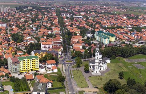 Bijeljina | Bosnia, City, Aerial