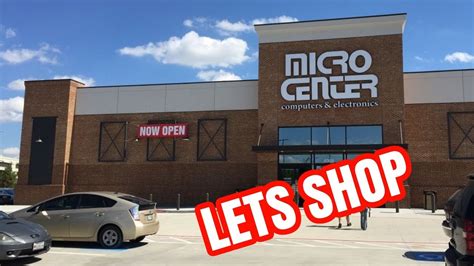 MICRO CENTER STORE REVIEW SHOPPING - YouTube