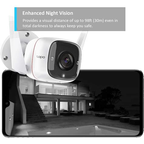 TP-Link Tapo C310 Outdoor Security Camera Built-in Siren & Night Vision | TAPO C310 | City ...