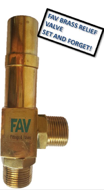 SS 316 Brass Pressure Relief Valve - FAV